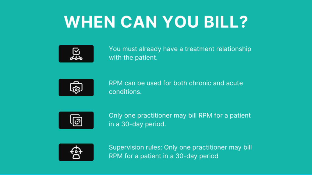 RPM Billing Requireemnts, CMS Fact Sheet