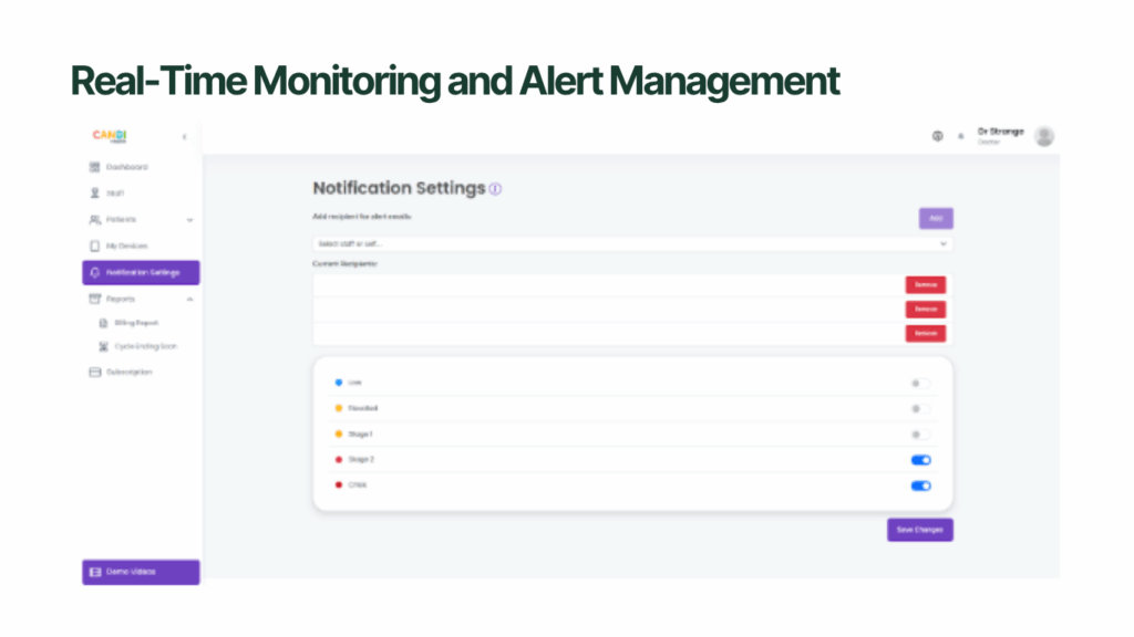 Reduce staff workload and administrative burden with CandiHealth RPM dashboard